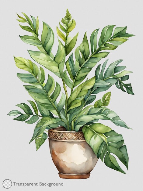 Plant watercolor illustration