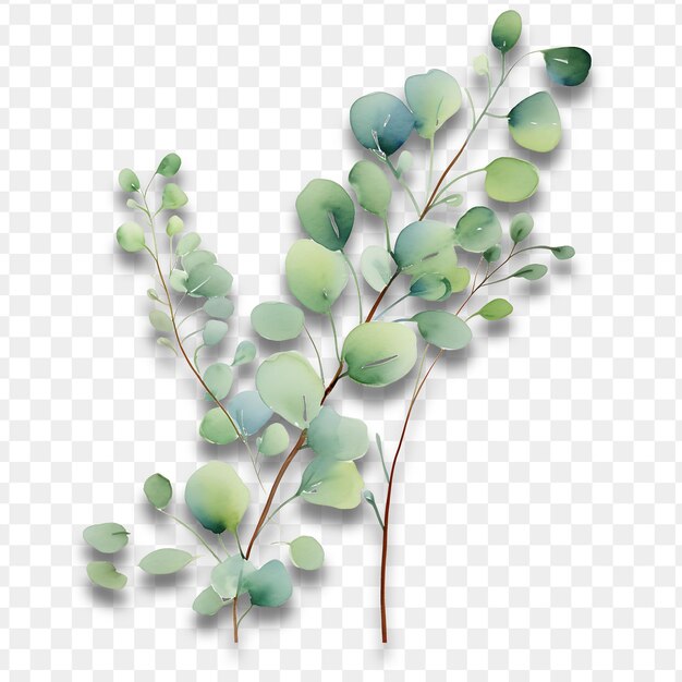 A plant with green leaves and a white background