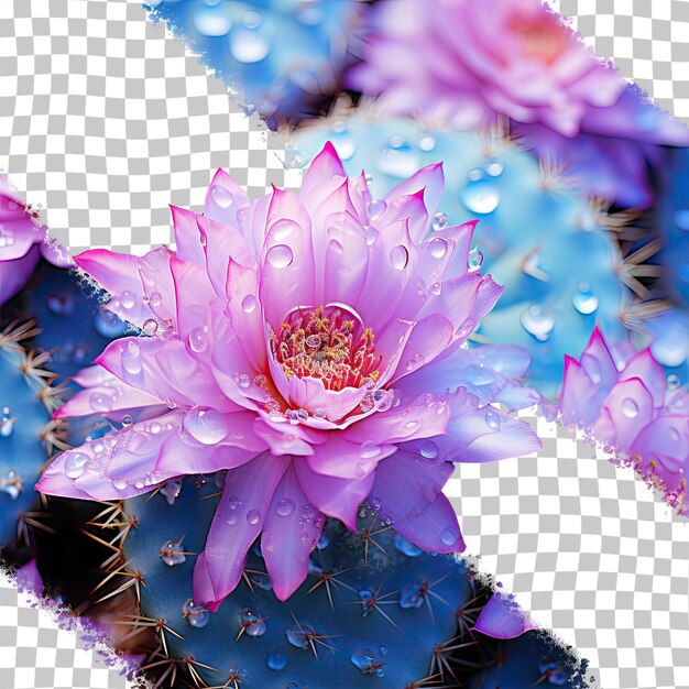 PSD plant with spiky features transparent background