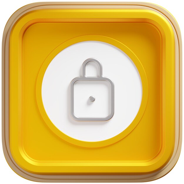 plastic 3d icon symbol button