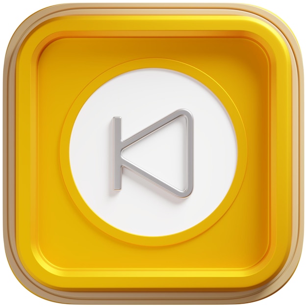 Plastic 3d icon symbol button