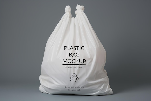 PSD plastic bag mockup