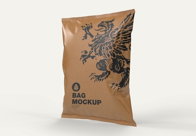 PSD plastic bag mockup