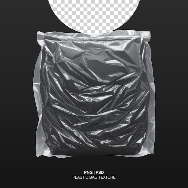 PSD plastic bag textures has a transparent appearance