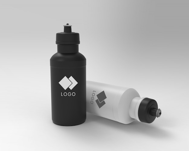 Plastic bottle mock up