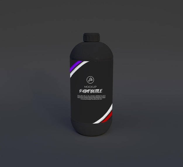 Plastic Bottle Mockup