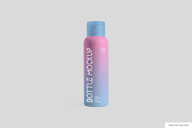 PSD plastic bottle mockup