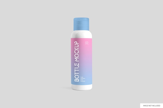 Plastic bottle mockup