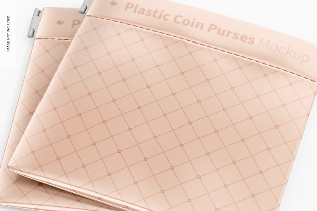 Plastic Coin Purse Mockup