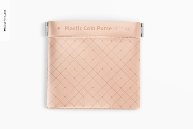 Plastic Coin Purse Mockup