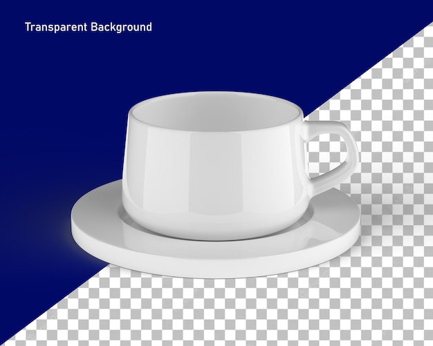 Plastic Cup PNG 3D Rendering