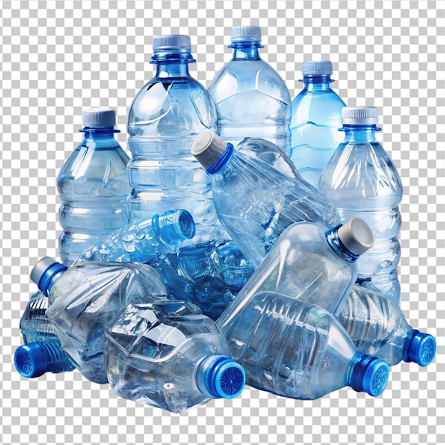 PSD plastic fles geïsoleerd op wit