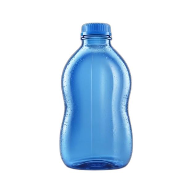 PSD plastic fles psd op een witte achtergrond