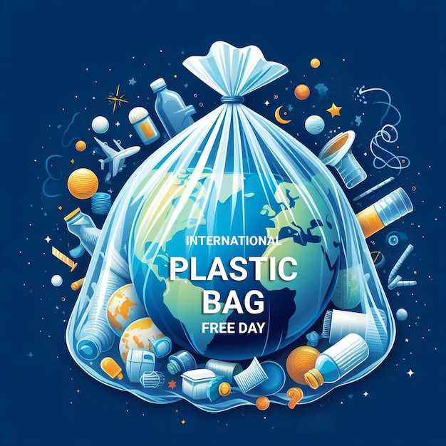 PSD pledge free plastic social media banner design per una vita eco-consapevole