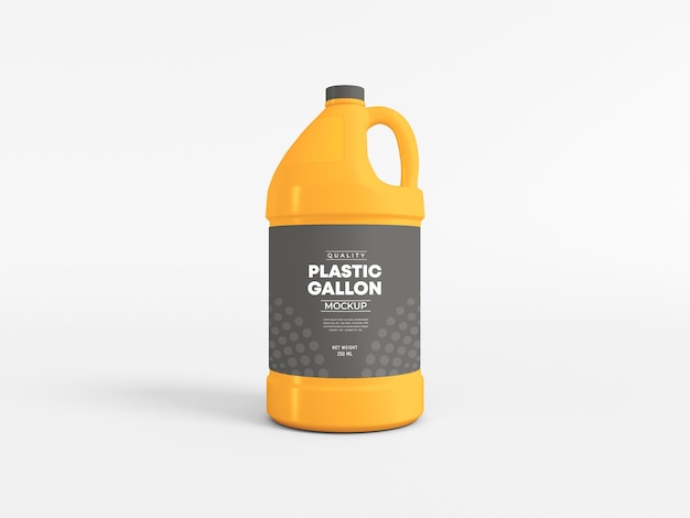 plastic gallon mockup