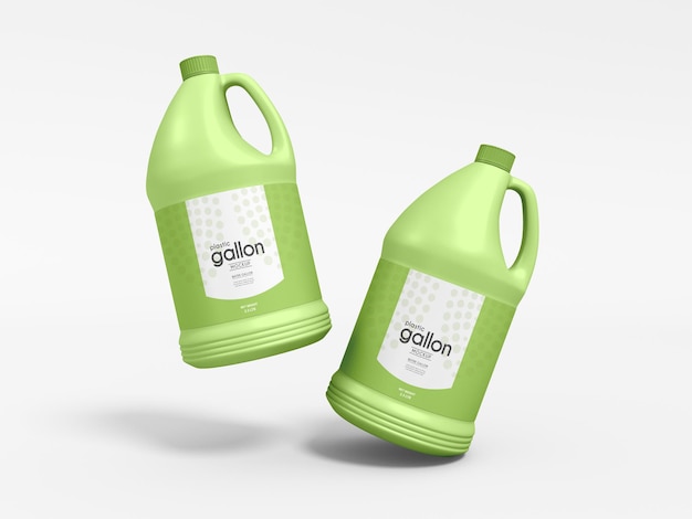 plastic gallon mockup