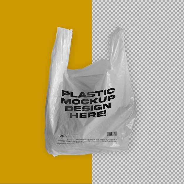 PSD plastic grocery bag