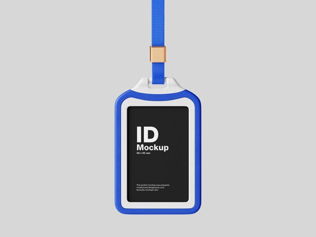 PSD plastic_id_mockup (пластиковый идентификатор)