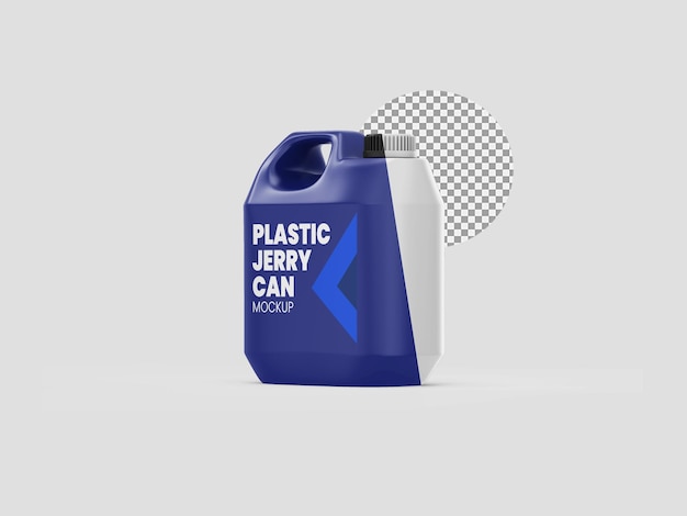 Plastic jerry can mockup