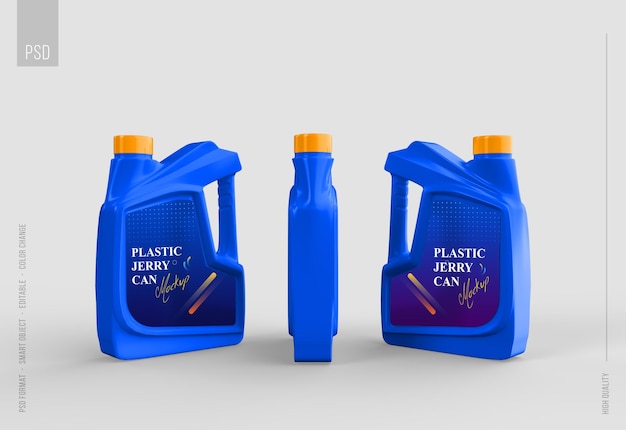 Plastic jerrycan-model voor merk en verpakking