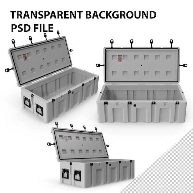 PSD scatola militare di plastica grande png