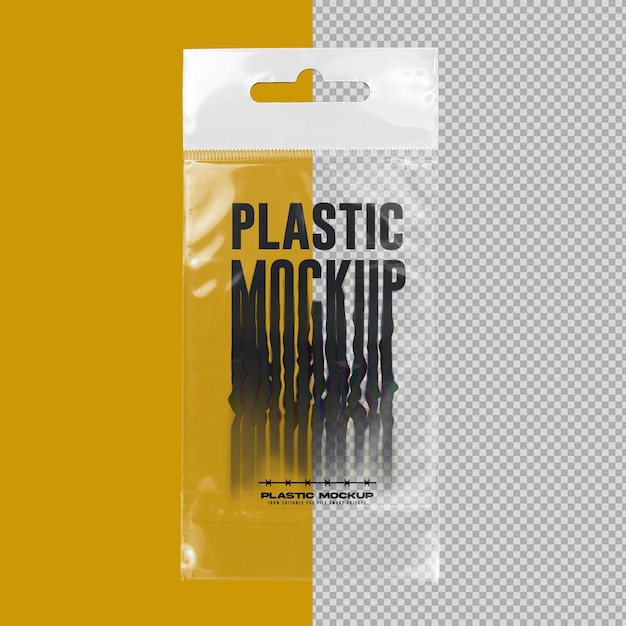 PSD mockup di plastica