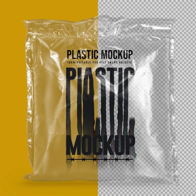 PSD mockup di plastica