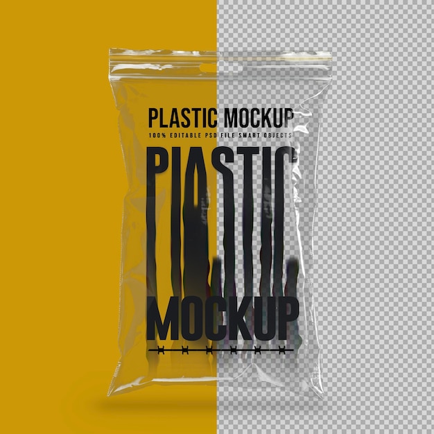 Mockup di plastica