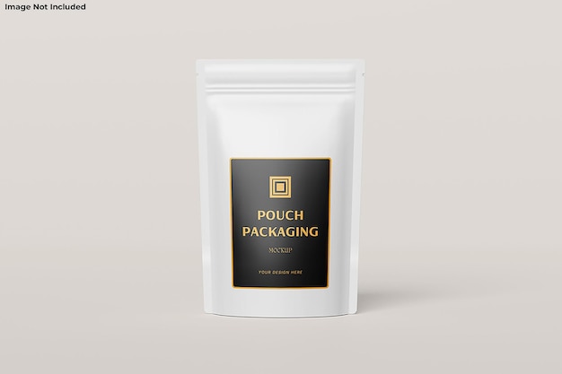 PSD plastic pouch mockup