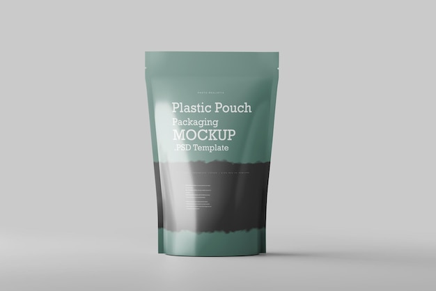 Mockup di custodia in plastica