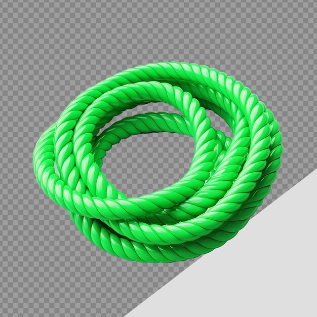 A plastic rope png isolated on transparent background