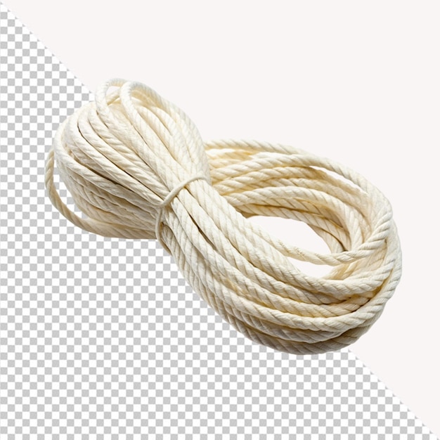 PSD a plastic rope on transparent background