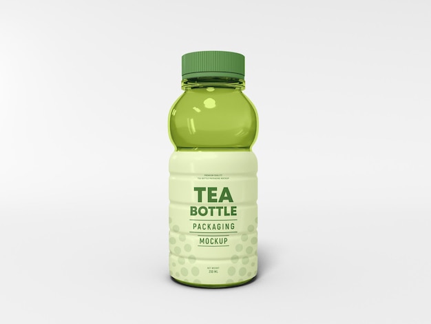 Plastic Tea Bottle Mockup