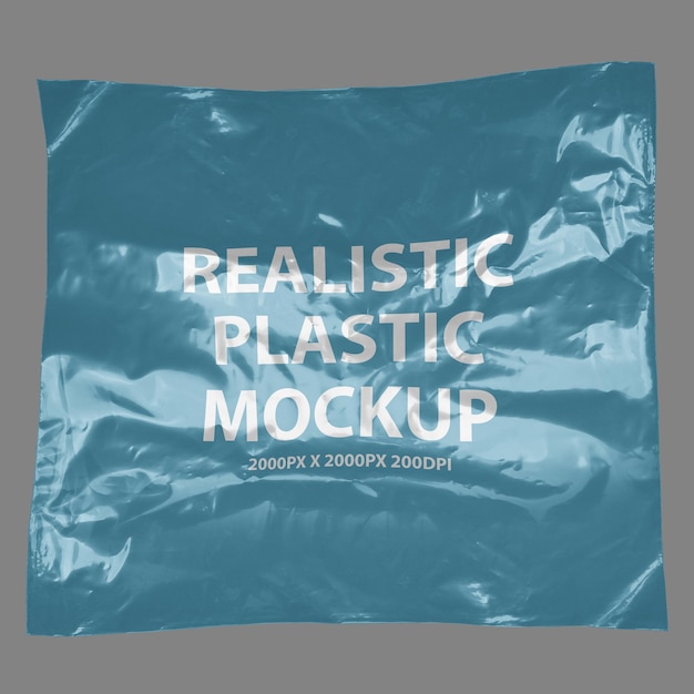 PSD plastic texture mockup