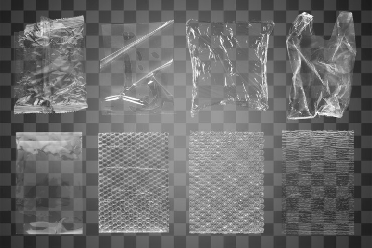 PSD plastic texturen png cut-out set