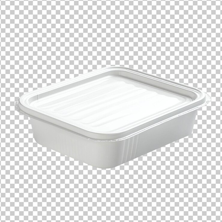 PSD 透明な背景のプラスチック製のトレイパッケージ