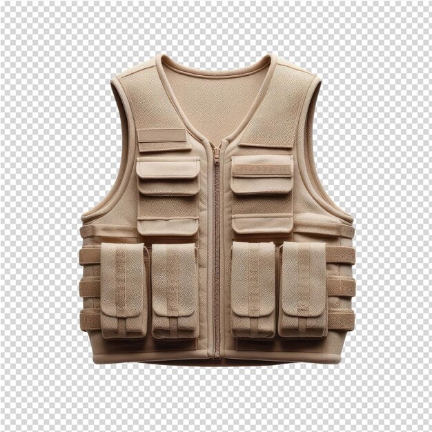 PSD a plastic vest with the number 5 on it