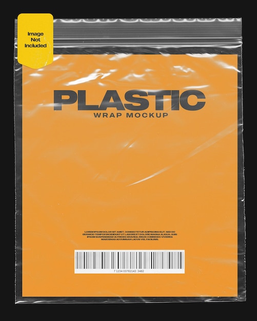 ポスター デザインのプラスチック ラップ モックアップ psd テンプレート 23