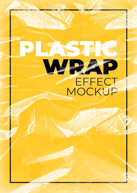 PSD Мокап в пластиковой упаковке