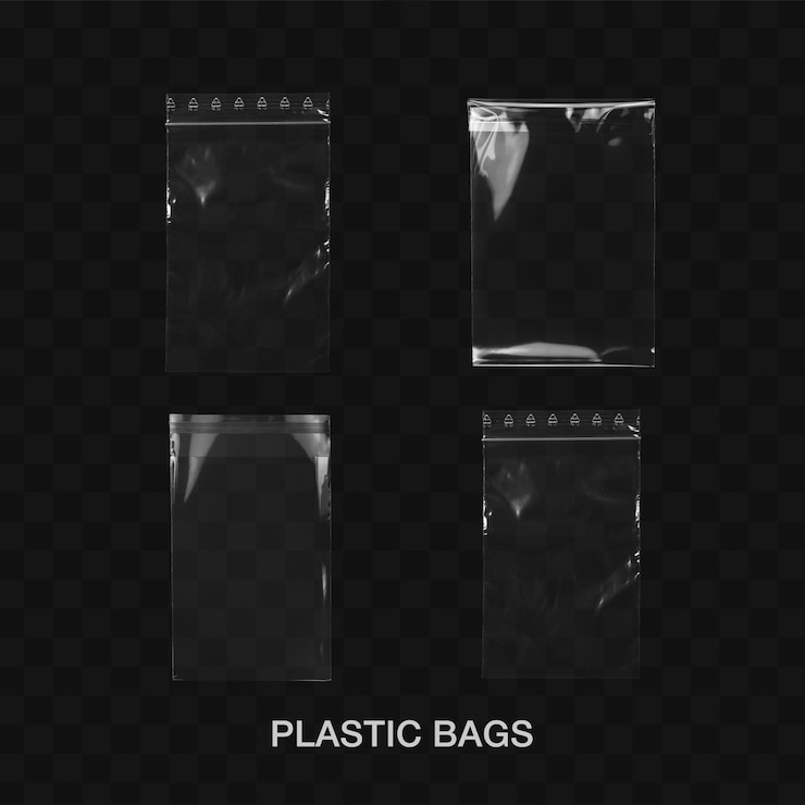 PSD plastic zakken zijn doorzichtig