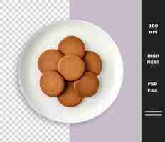 PSD a plate of cookies with a menu that says quot 100 of the year quot