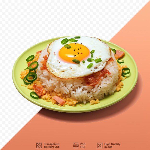 PSD a plate of food with an egg on it