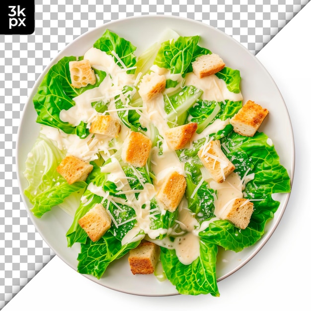 PSD a plate of food with a green leafy salad on it