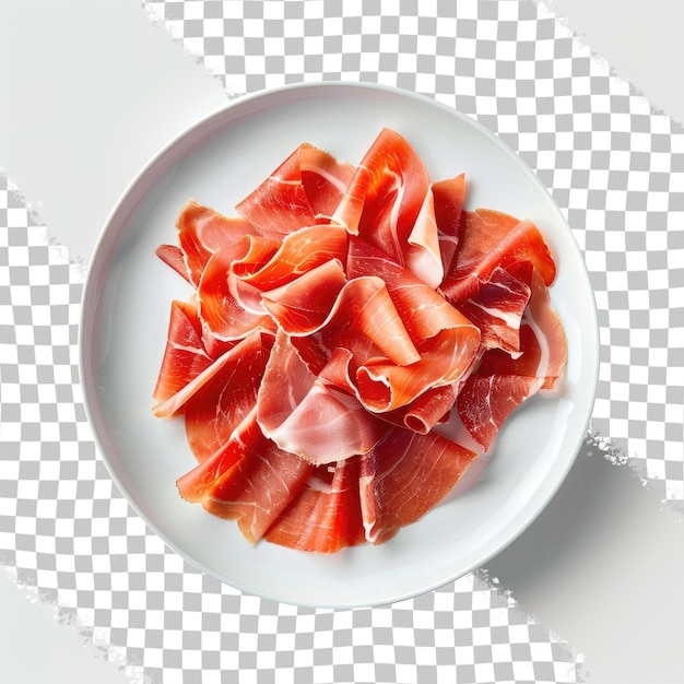 "햄"이라는 단어가 새겨진 고기 접시