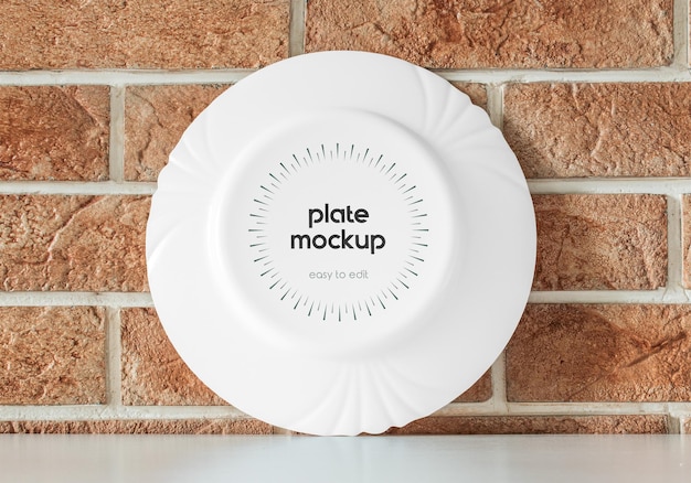 PSD plate mockup