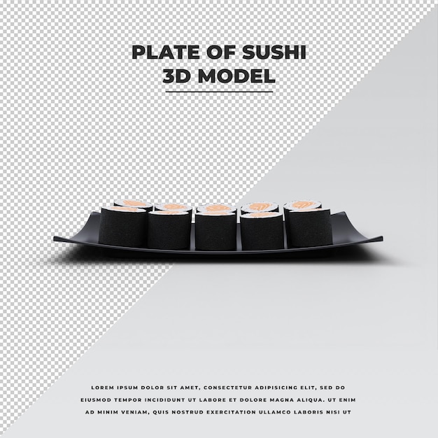 Plate of sushi