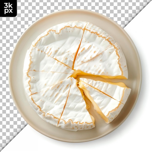 PSD a plate with a cheese that has the number 2 on it