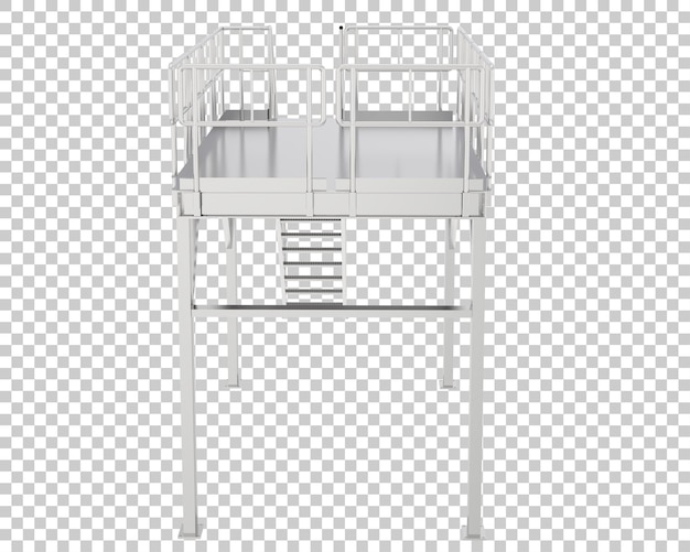 platform isolated on transparent background 3d rendering illustration