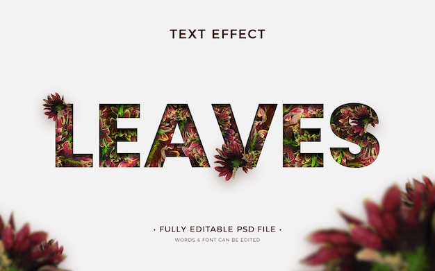 Platte ontwerp laat teksteffect achter