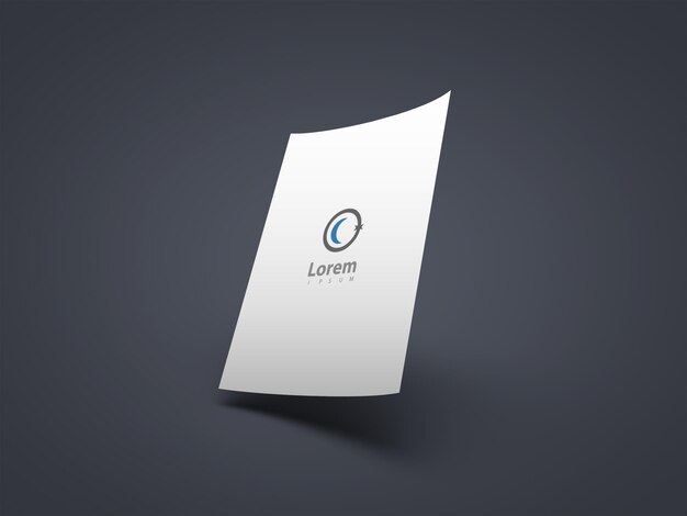 Макет логотипа игровой карты, векторная иллюстрация логотип распечатанной колоды карты
